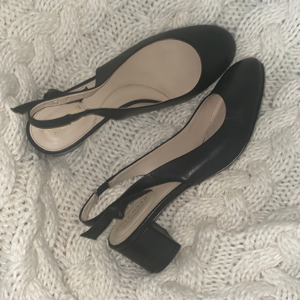Cole Haan Grand Series Sling Back Block Heel